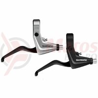 Manete de frana Shimano Alivio BL-T4010 cablu T-TYPE 800x900mm 1400x1600mm camasa neagra incl. SM-PM50 x1 argintiu
