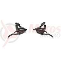 Manete schimbator/frana Shimano ST-EF500-2A 7x3v 2 degete V-BRAKE negru