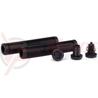 Mansoane PERFECT, 165 mm x 29.5 mm , KEY WEDGE barends inclusa, negre