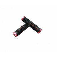 Mansoane Propalm HY-406EP, 128mm, cu lock-on aluminiu rosii, negre/rosu, AM