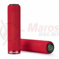 Manson ROCKBROS shock absorption handlebar single lock-on, burete rosu