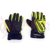 Manusi CROSSER CG-457 cu degete - negru/verde