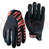 Manusi Five Gloves ENDURO AIR men's, red fluo/black