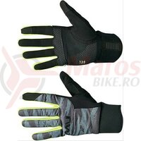 Manusi Northwave winter FAST GEL long, anthracite/yellow fluo