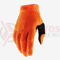 Manusi Ridefit Fluo Orange/Black Gloves