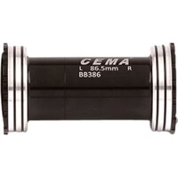 Monobloc BB386 for SRAM DUB W: 86,5 x ID: 46 mm Stainless Steel - Black, Interlock