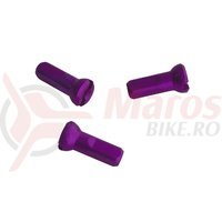 Niplu spita Sapim aluminiu 12mm polyax mov