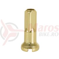 Nipluri aluminiu gold/anodizat 14 mm CN Spoke