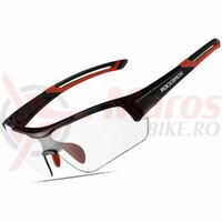 Ochelari ROCKBROS protectie UV400, negru-rosu