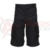 Pantaloni scurti ciclism CROSSER CW-598 cu bazon negru