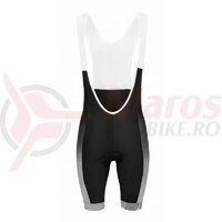 Pantaloni scurti cu bazon si bretele Force B40 negru/gri