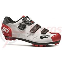 Pantofi ciclism MTB Sidi Trace 2 alb/negru/rosu