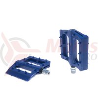 Pedale plastic cu rulmenti HT-PA 12 albastru royal