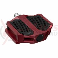Pedale Shimano PD-EF205, fara catadioptrii, Red