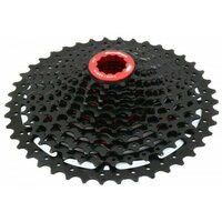 Pinioane Sunrace CSMX811 EAZR, pe caseta,MX8, 11-46T, 11 vit, negre/rosu, AM