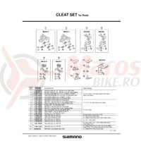 Placa din talpa pentru placute de pedale Shimano SH-R130 1 PC