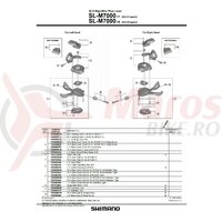 Placa ghidaj de dreapta Shimano SL-M7000-11