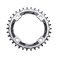 Placa pedalier REVERSE CHAINRING Black One 104mm 34T Narrow-Wide negru-argintiu