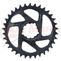 Placa pedalier Sram X-Sync2 SL Eagle 34T, gri, aluminiu, offset 6mm, DM, 12V