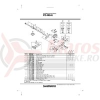 Placa placute pedale Shimano PD-M535 + Suruburi (M5)