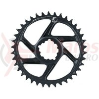 Placi foi pedalier Sram X-Sync2 SL Eagle 38T, gri, aluminiu, offset 6mm, DM, 12V