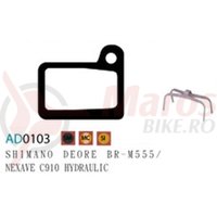 Placute frana Ashima AD0103 sintered compatibile Deore BR-M555/Nexave C910 Hyd.