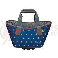 Geanta Racktime System shopper Agnetha polka dots, incl. Snapit adapter