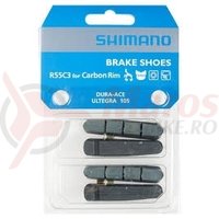 Saboti de frana Shimano R55C3 carbon 2 per.
