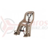 Scaun copii Polisport Bubbly Mini+ fixare cadru fata maro/verde pastel