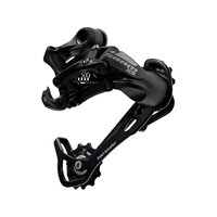 Schimbator spate X-5 10-speed Medium Cage Aluminum Black