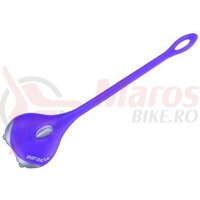 Sclipitor Infini I-201W, de silicon, 2leduri albe, 2functii, mov