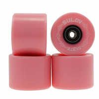 Set 4 Roti Skateboard - 60x45 Mm, Roz