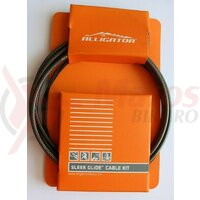 Set Cablu Frana - cabluri PTFE, invelis SP multistrat, accesorii - universal - fumuriu - Alligator BPTSB Sleek Glide