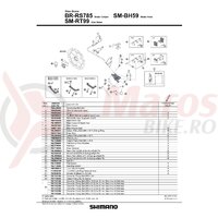 SM-MA surub conversie Shimano (M5 x 21.8) pt. 15mm grosime spate (BR-RS785)