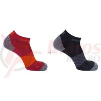 Sosete alergare Salomon Speed Unisex 2 perechi biking red/black