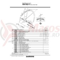 Spita Shimano WH-RS11-R Stanga 305mm