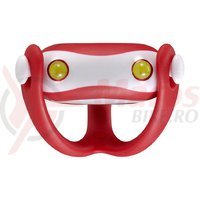 Stop spate Infini I-203R de silicon 2LED 2F rosu