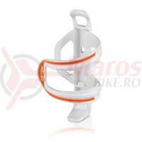 Suport bidon XLC Sidecage plastic white/orange