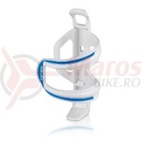 Suport bidon XLC Sidecage plastic white/blue