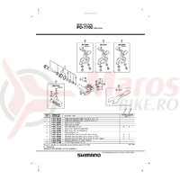 Suport de uzura din cauciuc pentru Shimano PD-7700