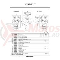 Surub/Piulita pentru reglare cablu Shimano ST-4600 cu cable adjuster type