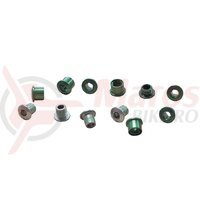 Suruburi angrenaj Truvativ 4*3buc aluminiu SS verzi