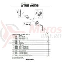 Suruburi de fixare FC-M8100(4 sets)