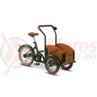 Triciclu Pegas Mini Cargo 1S verde smarald