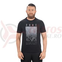 Tricou Cube T-Shirt Fichtel Mountains negru
