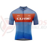 Tricou Cube Teamline Jersey CMPT S/S Blue Red Grey