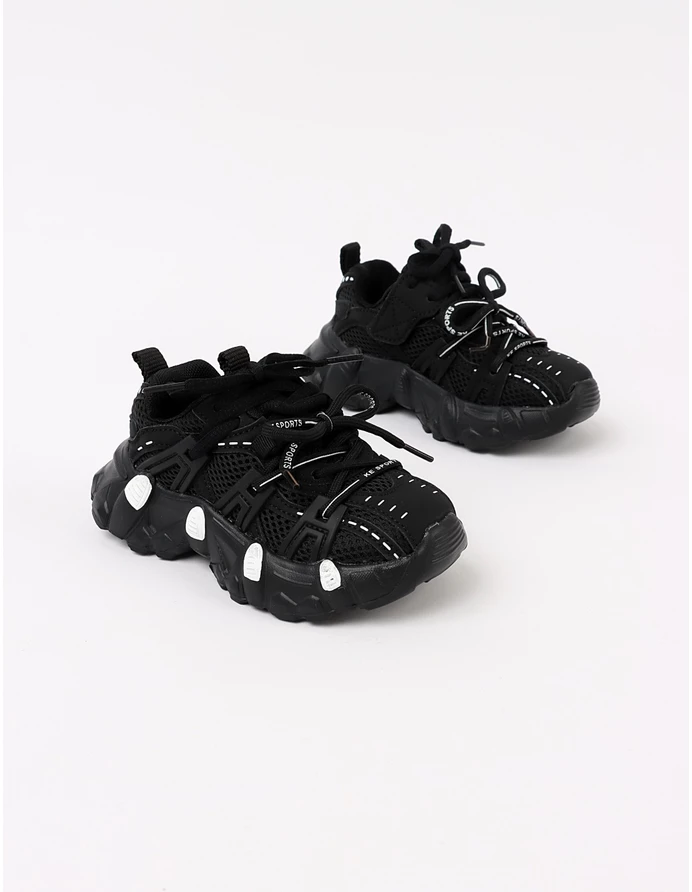 Adidasi copii fashion negru PALMA picture - 4
