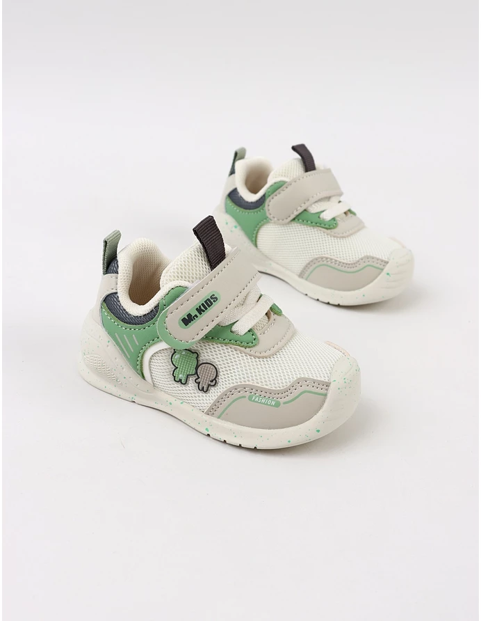 Adidasi Mn Kids David Apawwa alb-verde picture - 2