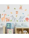 Autocolant de perete JUNGLE ANIMALS 30X90cm 1