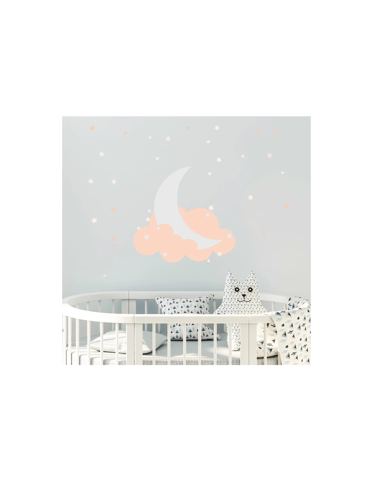 Autocolant de perete norilor-luna 60x30cm